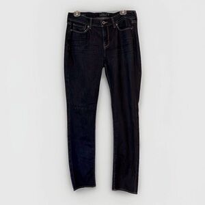 Lucky Brand Straight Leg Mid Rise dark wash jeans. 8 / 29